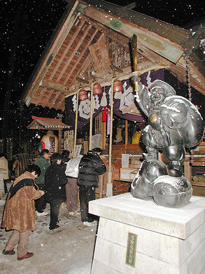 妙義山中之嶽神社の甲子だいこく（下仁田町上小坂）